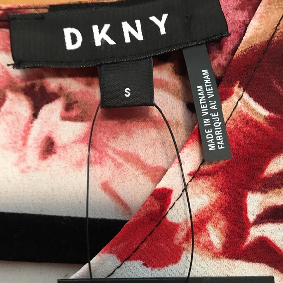 DKNY Floral Shell/Tank - Size Small - Picture 3 of 5